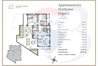 Penthouse de lux cu rooftop și lift privat I Elegant House Brașov - 17