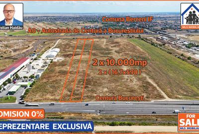 Teren 20k mp intravilan situat intre centura si A0 - Berceni IF - 1