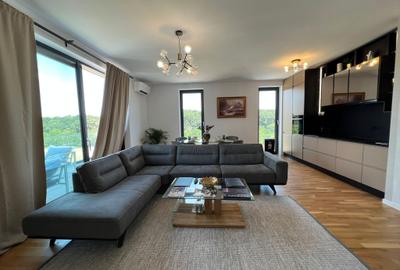 Apartament unicat | Vedere spre Padurea Baneasa | Terase de 13mp si 11mp | Lux - 3