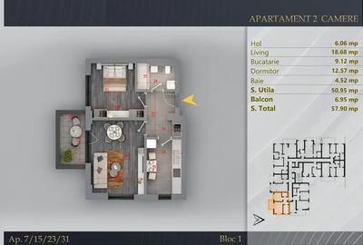 Apartamente 2 camere | Ansamblu boutique | Facilitati Premium - 7