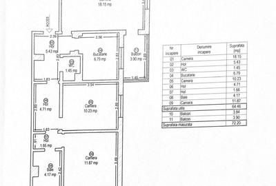 Freidorf | 3 camere | Decomandat | Centrala proprie | 2 bai | 2 balcoane - 5