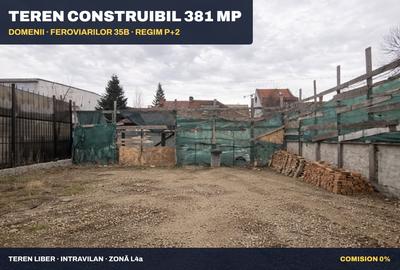 Domenii - Teren 381 mp | Locuinta sau proiect boutique | Comision 0% - 2