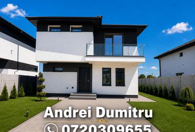 Casă nouă Berceni | 140 mp | 3 băi | Teren 334 mp | Beci | Terasă 18 mp - 1