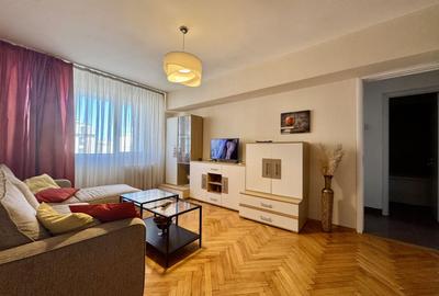 Apartament cu 2 camere semidecomandat, mobilat în Dorobanți