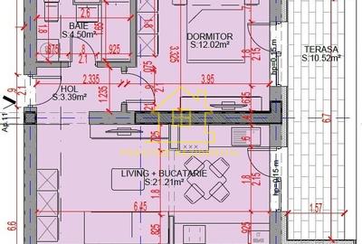 Apartament cu 2 camere în Theodor Pallady