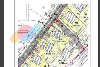 Teren intravilan 2 parcele construibile de 700 mp , zona Baciu - 1