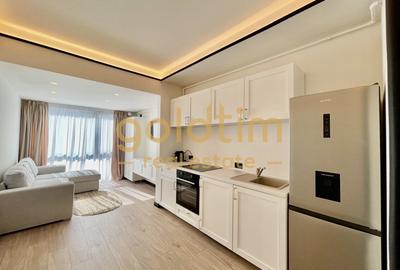 Apartament cu 2 camere semidecomandat, mobilat în Pipera