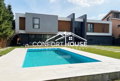 Vila cu arhitectura moderna, 6 camere, piscina, teren 1000mp, IANCU NICOLAE - 4