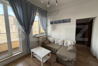 Apartament cu 2 camere semidecomandat, mobilat în Cișmigiu