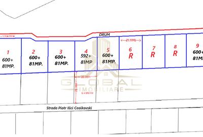 Teren Construcții de 680 mp, în Iris