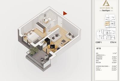 Studio Elegant cu Design Modern Comision 0% - 2