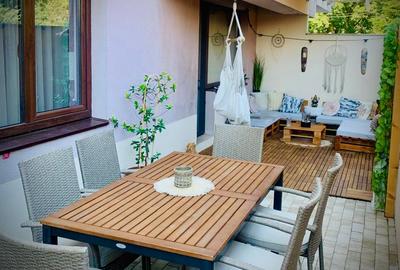 Apartament cu 2 camere semidecomandat, mobilat în Băneasa