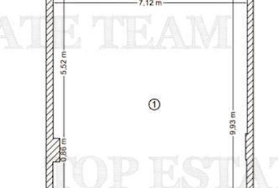 Spatiu comercial nou - 84,3 mp utili - pretabil FARMACIE, cabinet, magazin - zon - 7