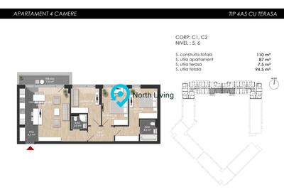 Ansamblu Rezidential - Bucurestii Noi | Apartament 4 camere - 15