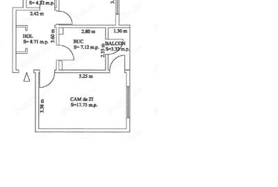 Apartament 2 camere,decomandat,etaj 1, 50mp, Tomis Nord - 1