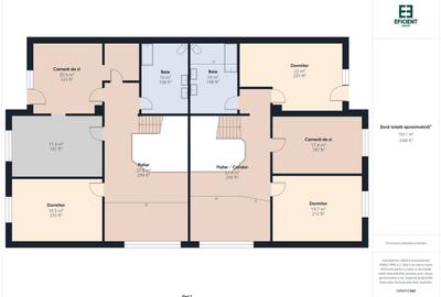 Casă tip Duplex cu 8 camere și 1080 mp teren  - Zona Bujac - Arad - 34