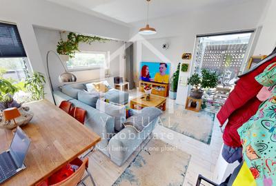 Penthouse cu 3 camere, 89mp utili si terasa 118mp, mobilat, Cisnadie - 4