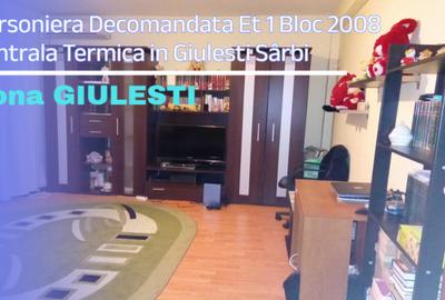 Garsoniera Decomandata Et 1 Bloc 2008 Centrala Termica in Giulesti Sârbi - 1