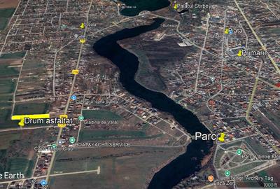 Teren intravilan 5192mp, 70m de asfalt/ apa/ canalizare/ gaz/ curent - 4