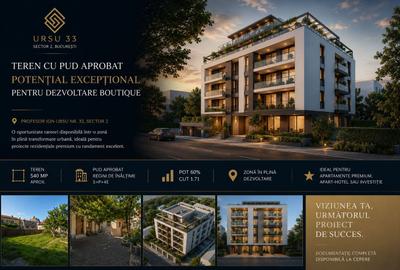 TEREN CU PUD APROBAT ÎN SECTOR 2 | OPORTUNITATE REALĂ DE DEZVOLTARE - 1