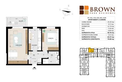 Apartament langa parc Tudor Arghezi, 2 camere, spatios, finisat modern - 9