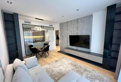 Apartament cu 2 camere semidecomandat, mobilat în Pipera