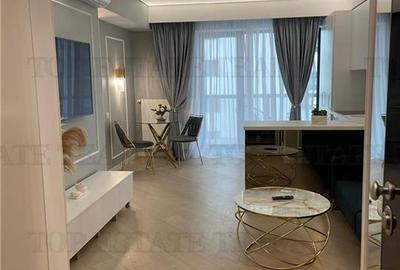 Apartament cu 2 camere semidecomandat, mobilat în Pipera