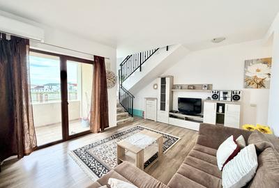 Apartament cu 3 camere semidecomandat, mobilat în Moșnița Nouă