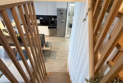 Apartament tip duplex în Parcului20,mobilat complet,Comision0 - 3