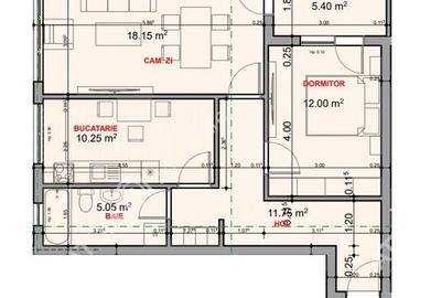 Apartament la cheie cu 2 camere decomandate la etajul 1 zona Veterani - 6