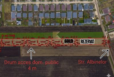 Lot de teren intravilan – 467 mp | Stupini, Strada Albinelor - 1