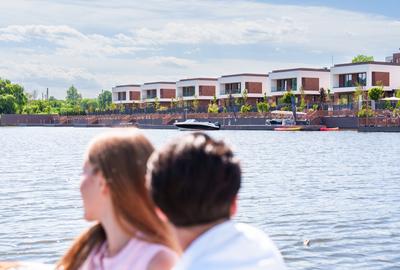 Ansamblu finalizat de vile la Snagov- deschidere spre lac, ponton privat, - 10