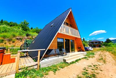 Cabana A-Frame, 4 camere, mobilata si utilata zona SUPERBA, Maguri - 1