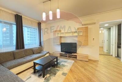 Apartament cu 2 camere semidecomandat, mobilat în Pipera