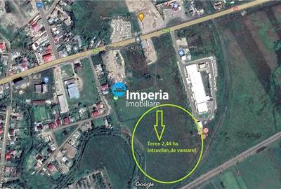 Teren intravilan de vanzare Podu Iloaiei,24415 mp - 2