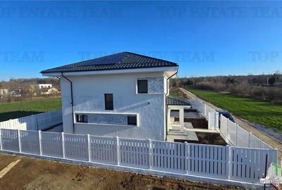 Vila de lux, independenta energetic, 255mp, 650mp teren, langa Padurea Snagov, j - 1