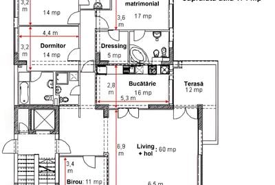 Nordului I Gafencu I apartament 5 camere, SU 174mp, etaj 2/3,parcare 2 locuri - 9