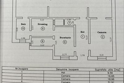 Apartament 4 camere spatios  in zona Sinaia - 17