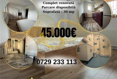 Garsonieră decomandată, mobilată în Central