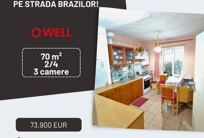 Apartament cu 3 camere de vânzare, ultracentral, pe strada Brazilor! - 1