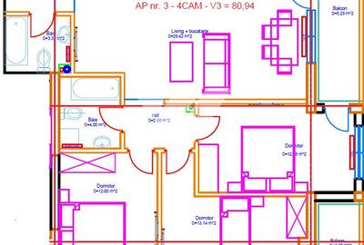 Apartament nou 4 camere 81 mp etaj 2 zona Lidl Doamna Stanca - 10