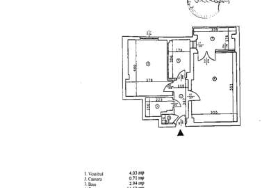 Piata Romana la metrou 2 camere decomandate 46,68 mp etaj 4/8 nemobilat, lift - 10