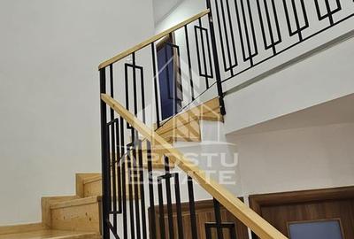 Duplex cu 4 camere, 3 bai, garaj, la asfalt,canalizare, Mosnita Noua - 9