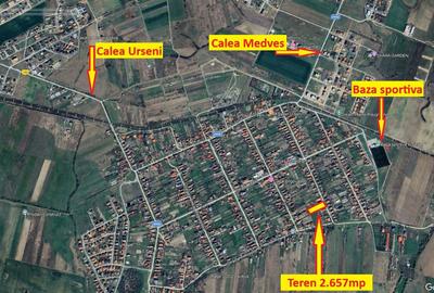 Teren 2.657 mp – toate utilitatile– Urseni, Moșnița Nouă - 9