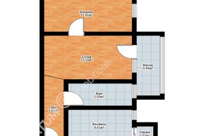 Apartament 2 camere balcon in zona Cedonia din Sibiu - 6