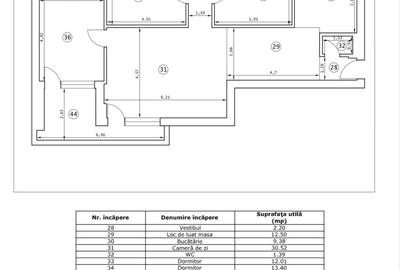 Apartament 4 camere de vânzare cu parcare în Green Vista/Iancu Nicolae - 5