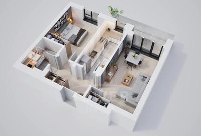 Vanzare  apartament cu 2 camere. Rate la dezvoltator pe 7 ani. - 3
