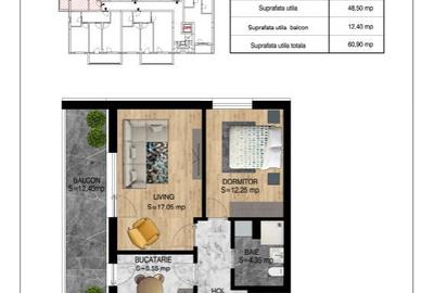 AP. 2 CAMERE// PALLADY// METROU NICOLAE TECLU //COMISION 0! - 1