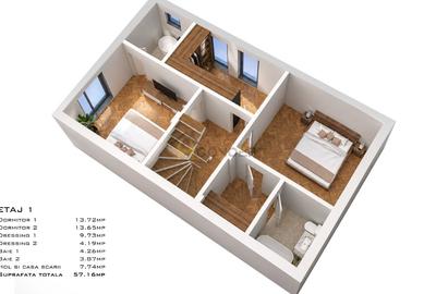 Vila tip duplex complex exclusivist Popesti Leordeni comision 0% - 6