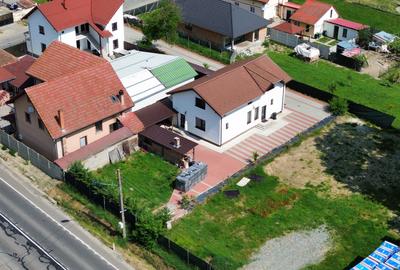 Casa tip vila constructie noua in Sacel, Sibiu teren 866 mp mobilata si utilata - 3